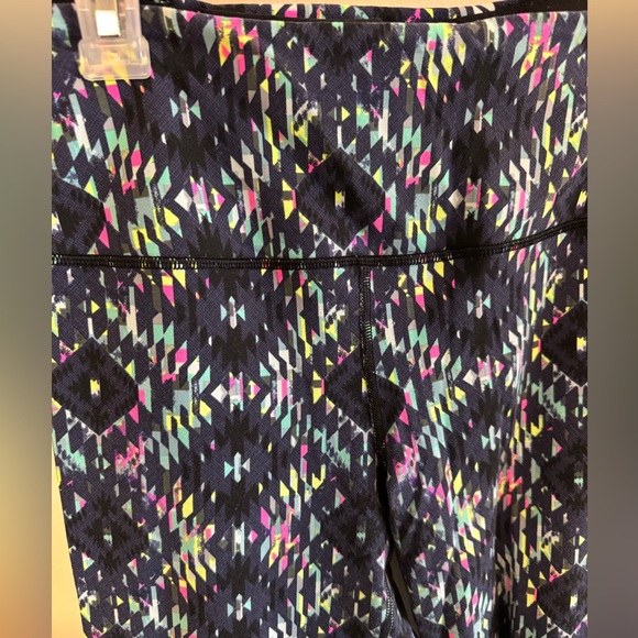 VSX Leggings w/ Neon Colorful Pattern - Picture 2 of 2